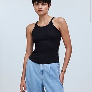 **NWT** Madewell Supima 90s Ribbed Tank Top
